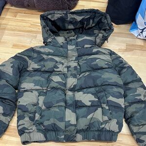 Garage Camo Puffer Jacket